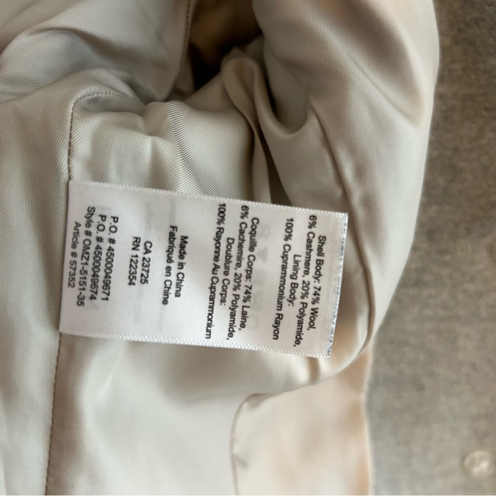 Babaton wool cashmere coat - Picture 6 of 9